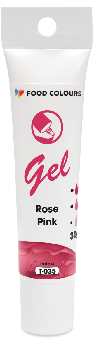 Rozā želejveida krāsviela tūbiņā 30g